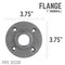 B & K STZ Industries 1 in. FIP each Black Malleable Iron Floor Flange 310UPF-1 - alternate 3